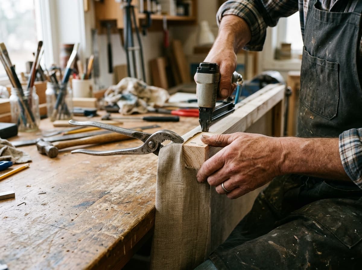 Handwerkliches Bespannen