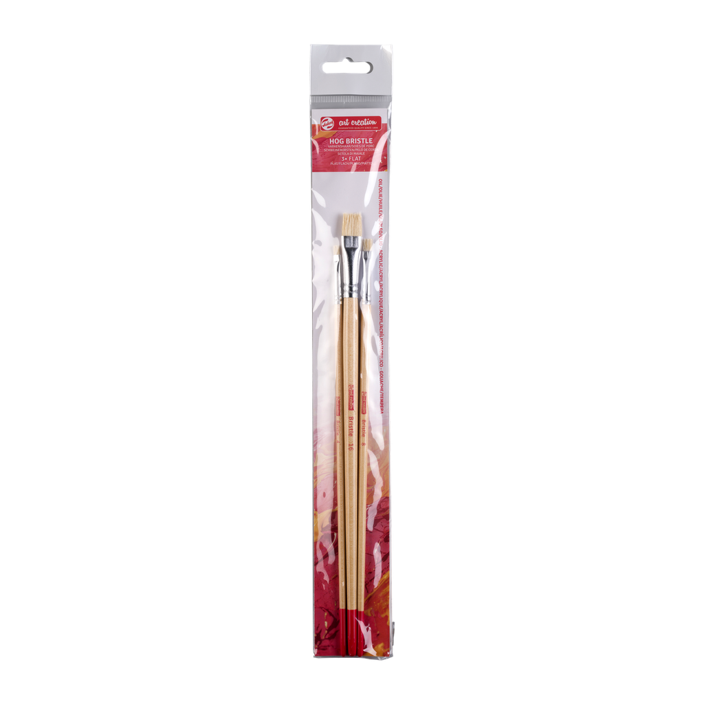 Talens Talens Art Creation Pinselset Schweineborsten 3 Flach