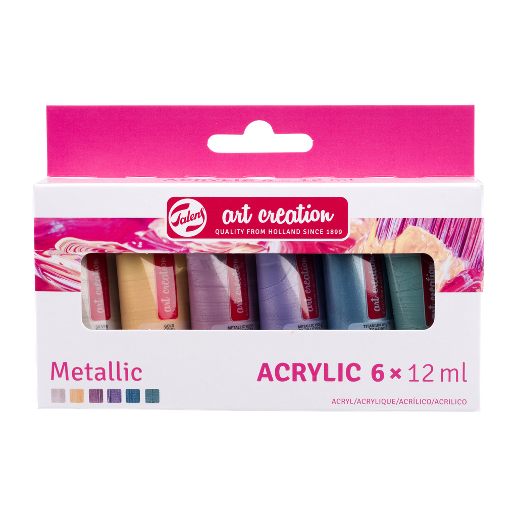 Talens Talens Art Creation Acrylfarbe Set Metallic | 6 x 12 ml