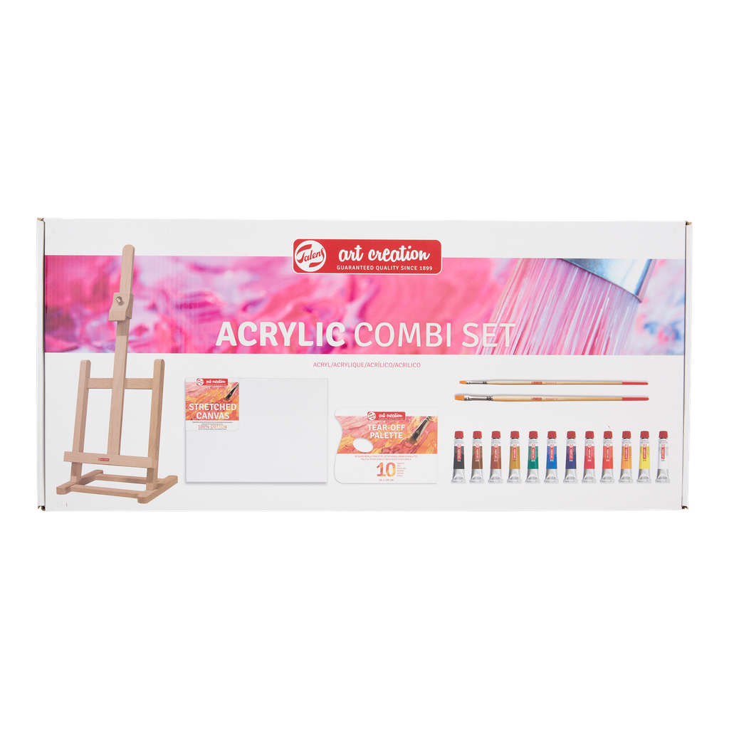 Talens TAC Acrylfarbe Kombiset 12 x 12 ml