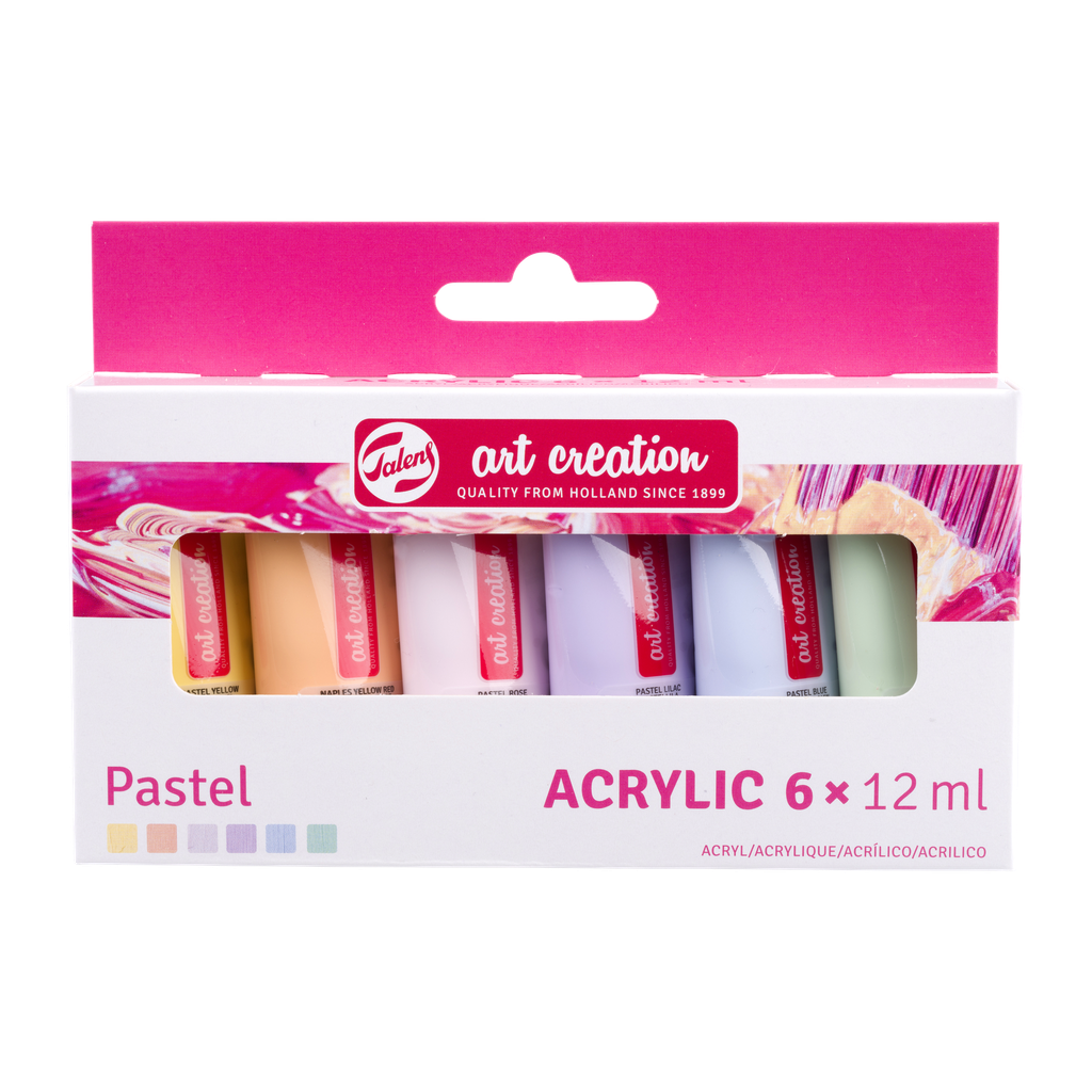 Talens Talens Art Creation Acrylfarbe Set Pastel | 6 x 12 ml