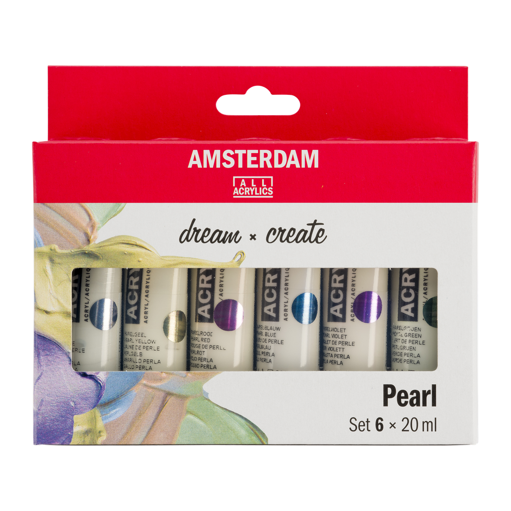 Amsterdam Acryl Standard Series Pearlescent Set 6 x 20 ml
