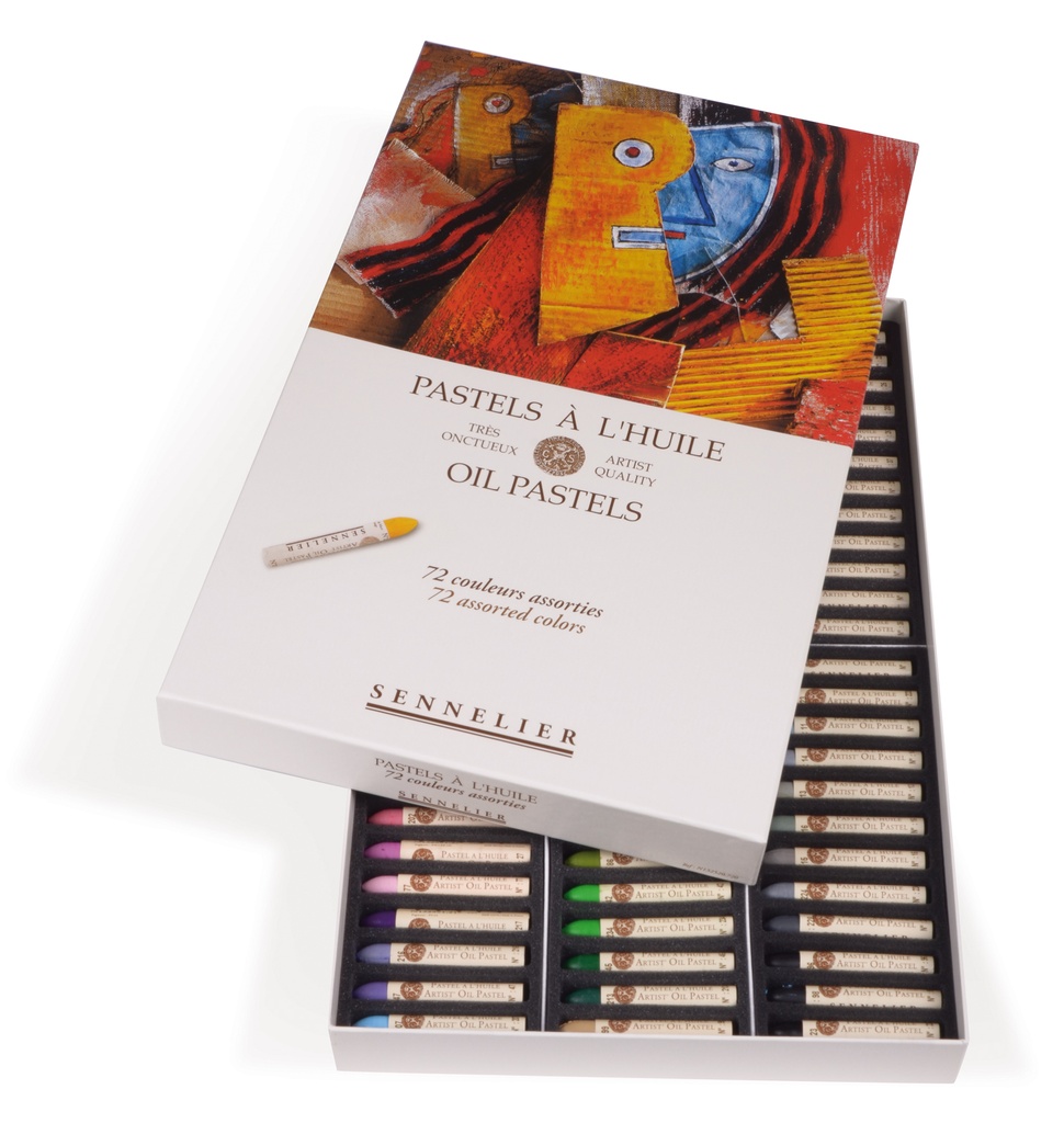 Sennelier Kartonschachtel Ölpastelle 72 Ölpastelle - universal