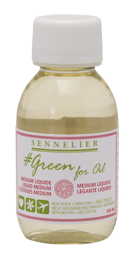 Sennelier Flüssiges Malmittel 100ml - # GREEN FOR OIL