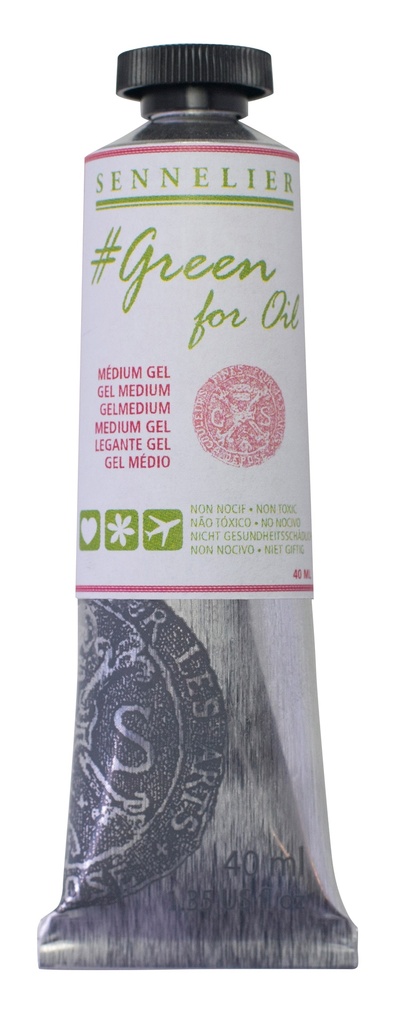 Sennelier Gel- Malmittel 40ml - # GREEN FOR OIL
