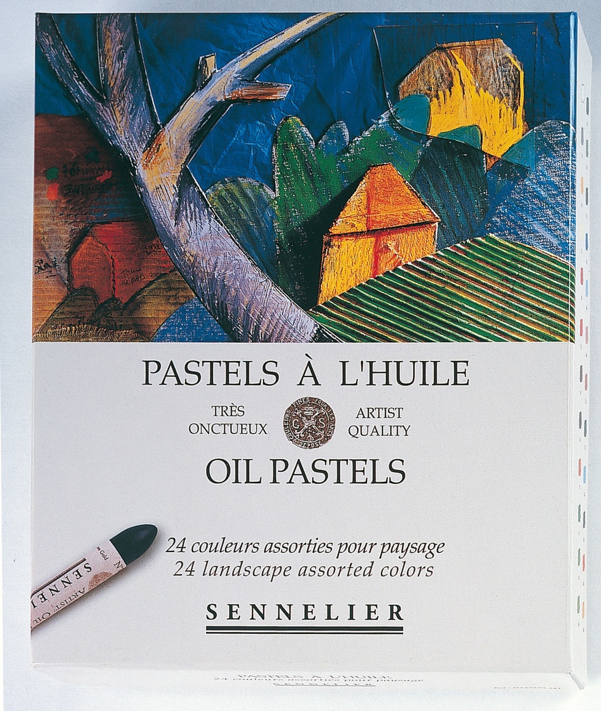 Sennelier Kartonschachtel Ölpastelle 24 Ölpastelle - Landschaft