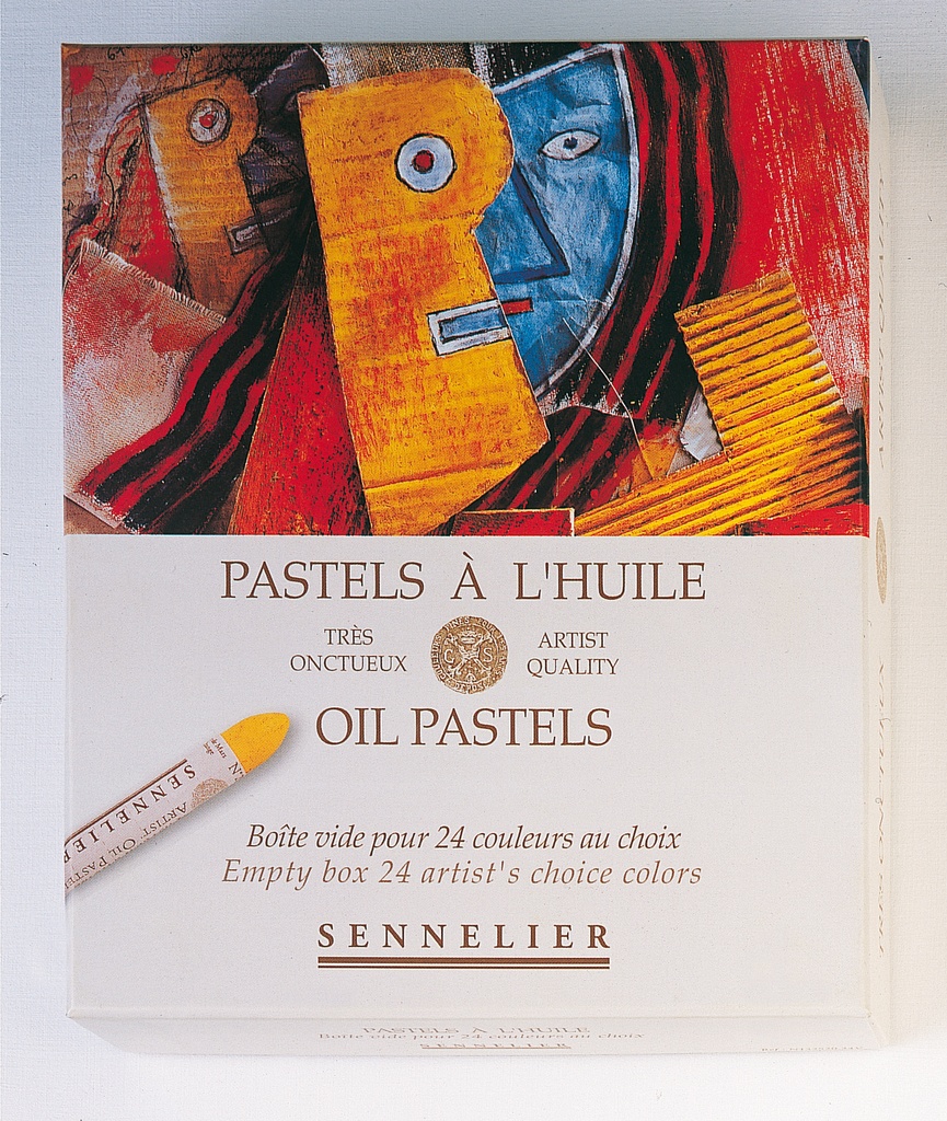Sennelier Kartonschachtel Ölpastelle 24 Ölpastelle - universal