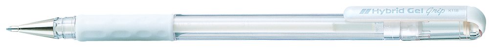 Gelschreiber Hybrid Gel Grip 0,4mm weiss