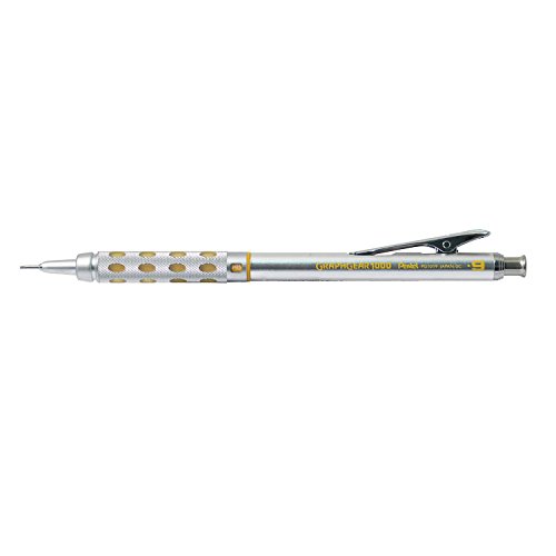 Pentel Druckbleistift Graphgear 1000 silber gelb