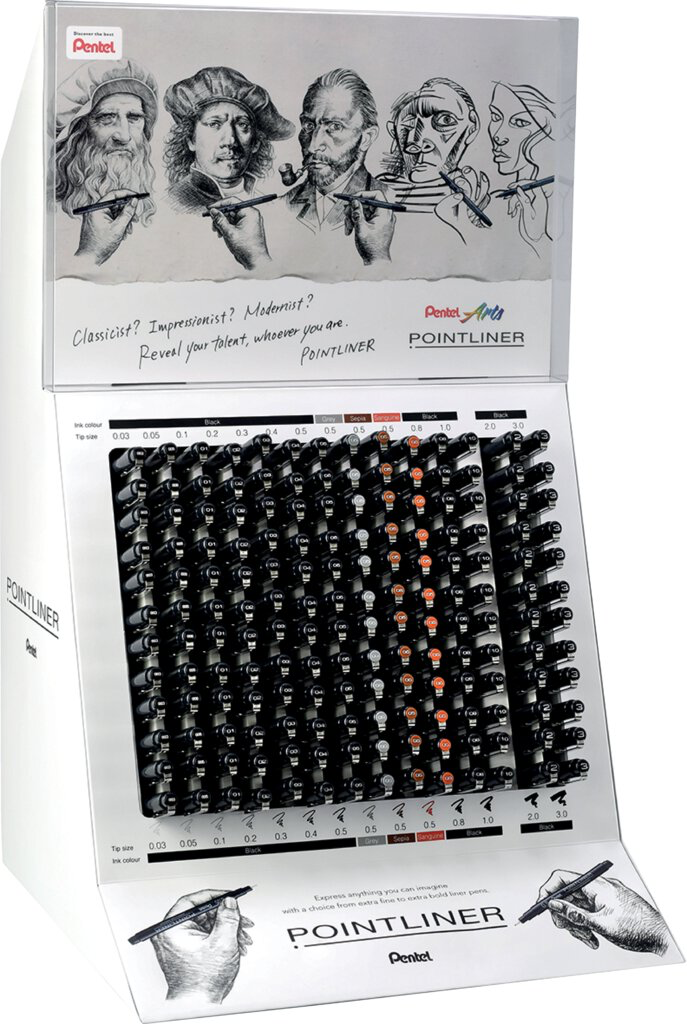 Pentel Set Permanent Fineliner