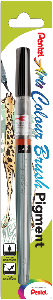 Pentel Aquarellpinsel, pigment, nachfüllb.