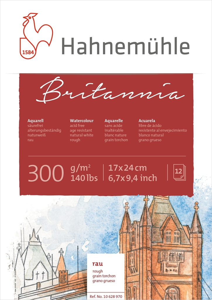 Aquarellblock "Britannia"