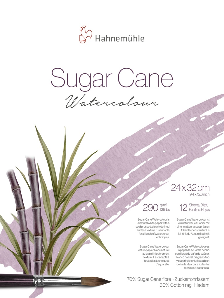 Sugar Cane Watercolour Block