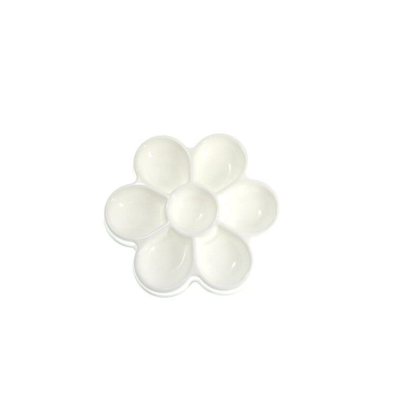 Mischpalette  Hartkunststoff- Palette ,  Blumenform