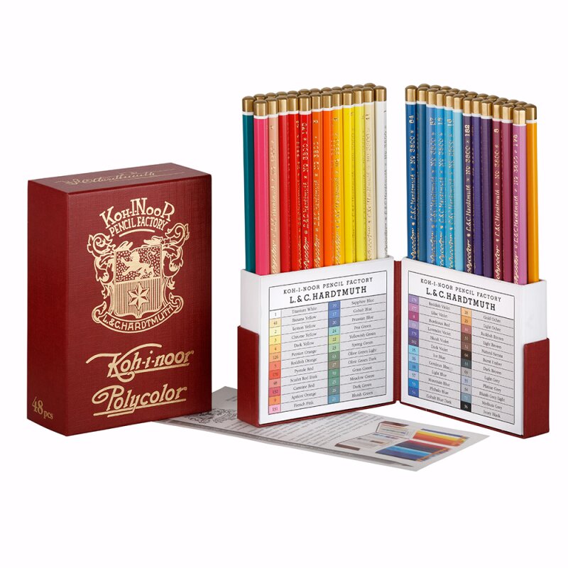 Polycolor- Künstlerfarbstifte Set im Retro-Design