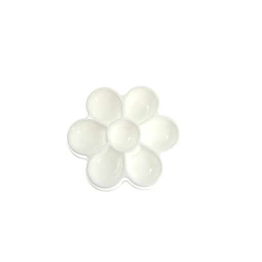 Mischpalette  Hartkunststoff- Palette ,  Blumenform