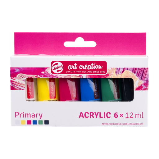 Talens Talens Art Creation Acrylfarbe Set Primary | 6 x 12 ml