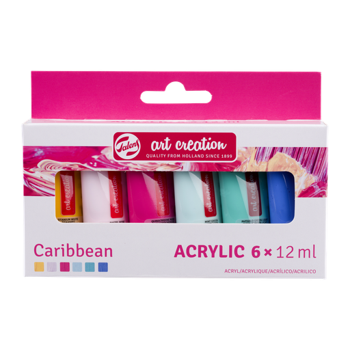 Talens Talens Art Creation Acrylfarbe Set Caribbean | 6 x 12 ml