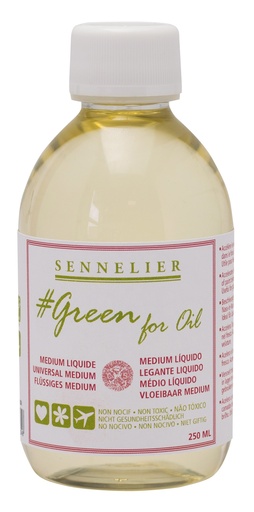 Sennelier Flüssiges Malmittel  250ml - # GREEN FOR OIL