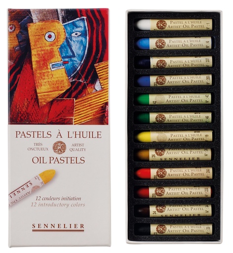 Sennelier Kartonschachtel Ölpastelle 12 Ölpastelle - Universal