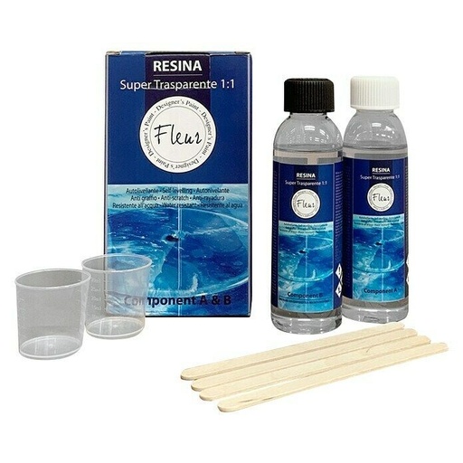 Fleur Resina 1:1 Supertransparent A+B 2 x 120ml