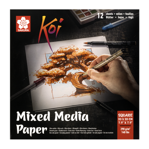Koi Mixed Media Block