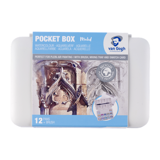 Van Gogh Pocket Box Gedeckte Farben