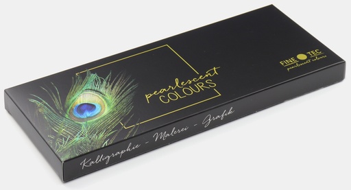 FINETEC Perlglanzfarben 12er Metallkasten - Rainbow